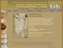 Tablet Screenshot of hanoverfamilychiropractic.com